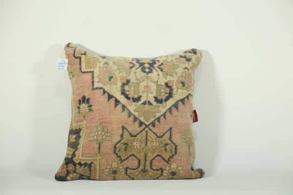 Ethnic Turkish Kilim Lumbar Pillow24-24 inch