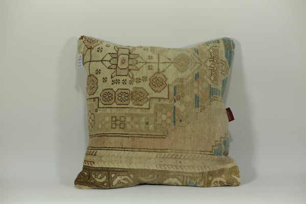 Turkish Handmade Kilim Pillow Cover 24-24 inch