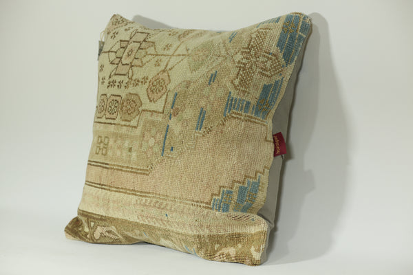 Turkish Handmade Kilim Pillow Cover 24-24 inch