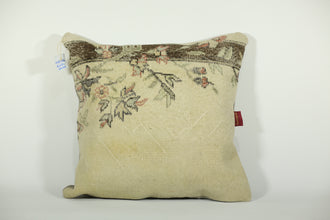Boho Decor Handwoven Kilim Pillow 24-24 inch