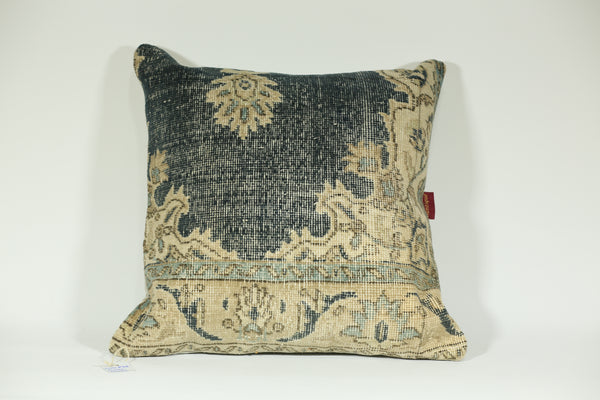 Boho Turkish Kilim Patterned Cushion 24-24 inch
