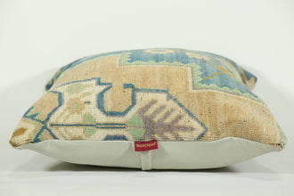 Vintage Inspired Kilim Throw Pillow 24-24 inch