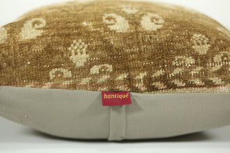 Kilim Lumbar Pillow for Home Decor 24-24 inch