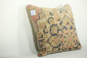 Handmade Boho Kilim Accent Pillow 24-24 inch
