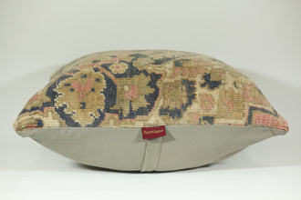 Handmade Boho Kilim Accent Pillow 24-24 inch
