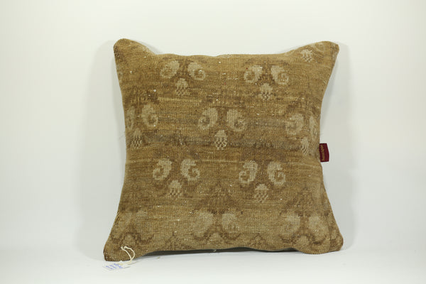Handmade Turkish Rug Style Pillow 24-24 inch