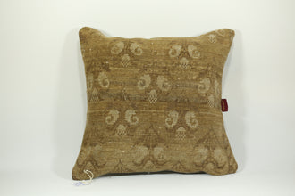 Handmade Turkish Rug Style Pillow 24-24 inch