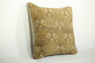 Handmade Turkish Rug Style Pillow 24-24 inch