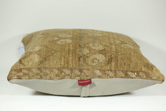 Handmade Turkish Rug Style Pillow 24-24 inch