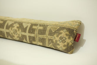 Handwoven Antique 8X48 Lumbar Kilim Pillow Cover