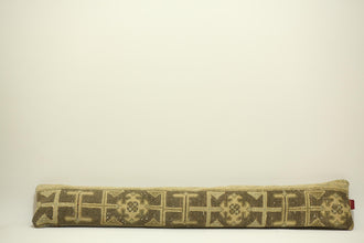 Handwoven Antique 8X48 Lumbar Kilim Pillow Cover