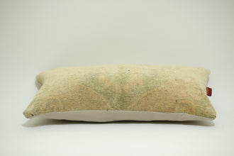12x24 Pillow Cover Repurposed from decades old Kilim Rug