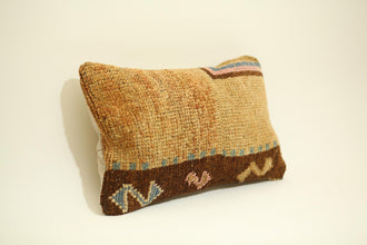 Red & Yellow 12x20 Kilim Throw Pillow Cover