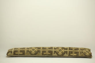Handwoven Antique 8X48 Lumbar Kilim Pillow Cover