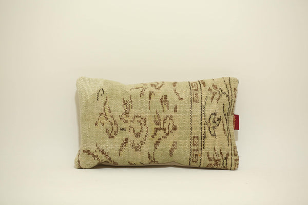 12x20 Kilim Pillow Cover Repurposed from Antique Ottoman Kilim Rug