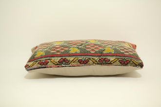 Handmade 12x20 kilim Pillow Cover with Gorgeous Design