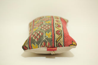 Handmade 12x20 kilim Pillow Cover with Gorgeous Design