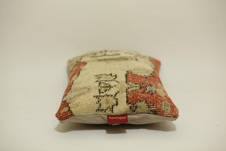 Beautiful 12X20 Antique Kilim Pillow Cover with Flower Decor