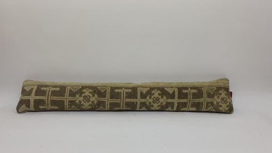Handwoven Antique 8X48 Lumbar Kilim Pillow Cover