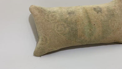 12x24 Pillow Cover Repurposed from decades old Kilim Rug