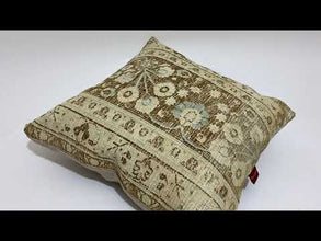 Vintage Kilim Pillow Boho Style 24-24 inch