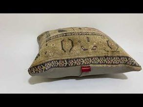 Handmade Boho Kilim Throw Pillow 24-24 inch