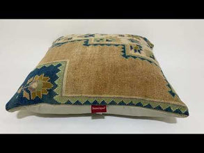 Kilim Texture Ethnic Decor Pillow 24-24 inch
