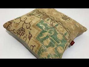 Rustic Boho Kilim Lumbar Pillow 24-24 inch