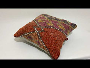 Kilim Patterned Decorative Pillow 24-24 inch