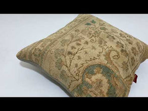 Handwoven Rug Cushion Turkish 24-24 inch