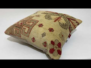Kilim Pillow with Tassel Detail 24-24 inch